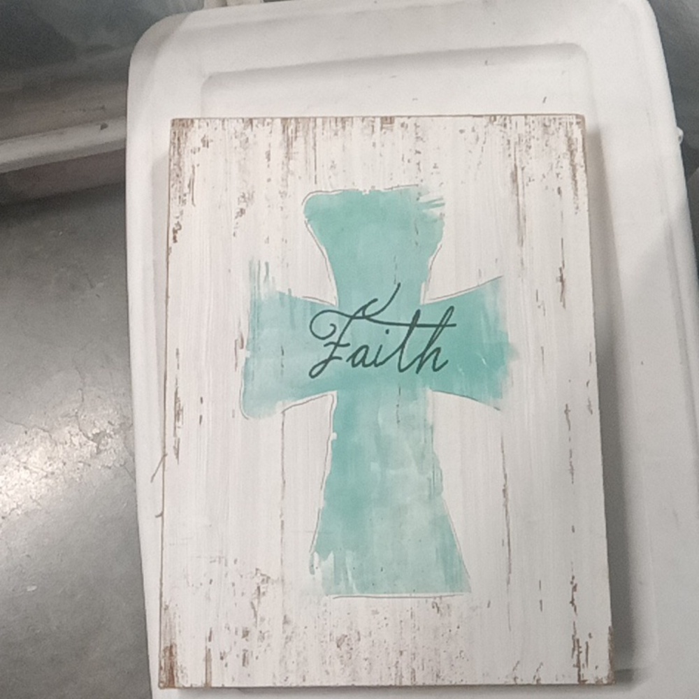 Faith on the cross painting